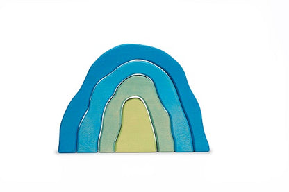 Jeu à empiler Grotte Bleu Ocamora