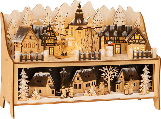 Lampe en bois Rêve Hivernal