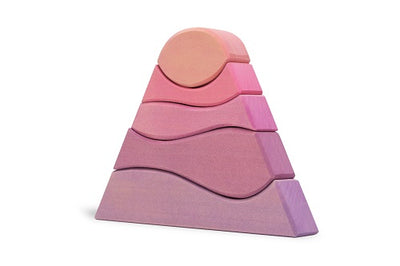 Jeu à empiler Montagne Violet Ocamora