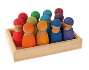 12 amis en bois de Merisier arc-en-ciel, Special Edition GRIMMS