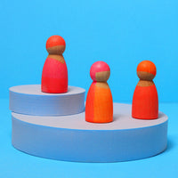 GRIMM's NEON Amis rose - Lot de 3