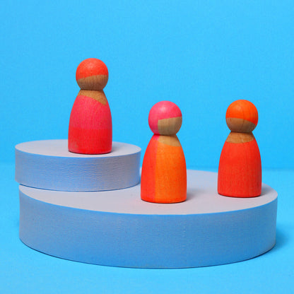 GRIMM's NEON Amis rose - Lot de 3