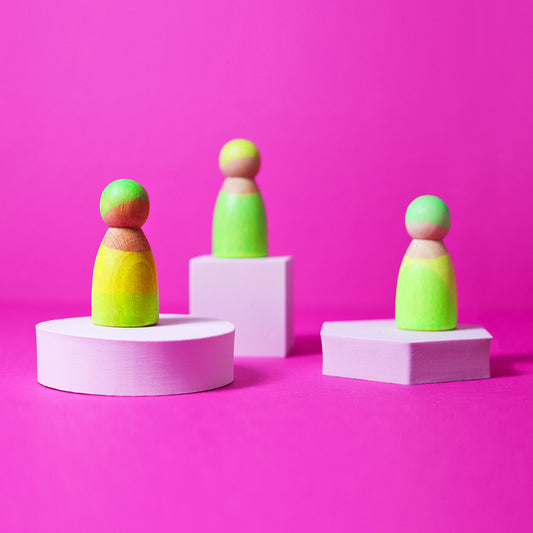 GRIMM's NEON Amis Vert - Lot de 3
