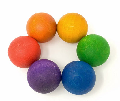 6 boules colorées GRAPAT