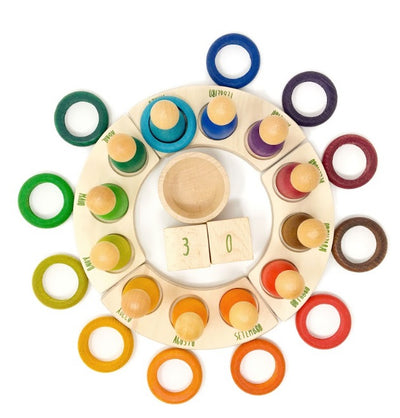 12 anneaux pour le calendrier perpétuel GRAPAT