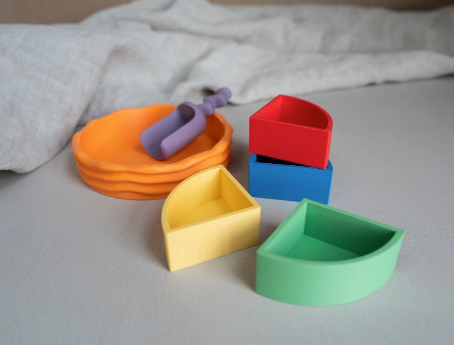 Grennn Mandigo Lot Quart de cercle Arc-en-ciel
