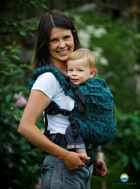 Little Frog Porte-bébé Toddler Emerald Edelweiss