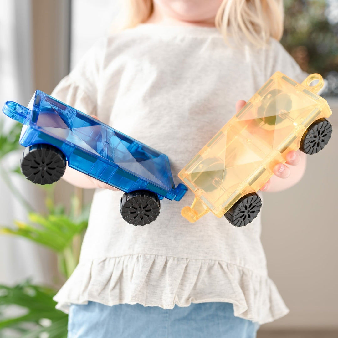 2 voitures Jeu magnétique Connetix