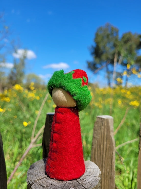 Enfants Fleurs en feutrine et bois L'été - Bauspiel