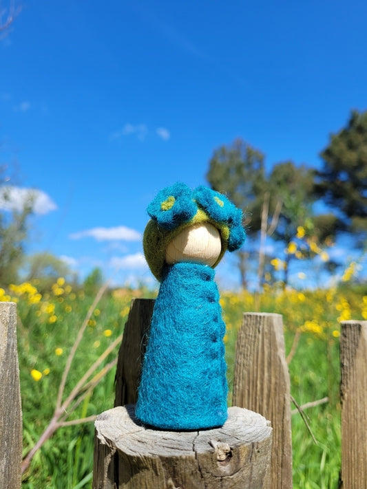 Enfants Fleurs en feutrine et bois L'été - Bauspiel