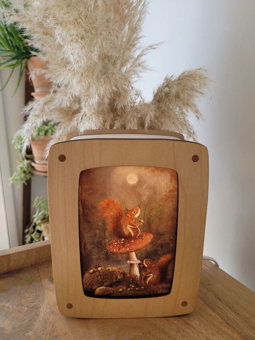 Luminae Lampe à carte postale & 3 cartes Automne