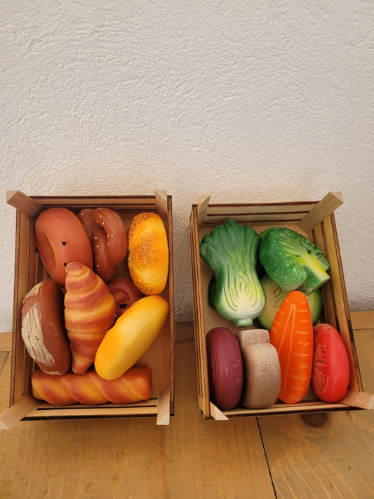 Cagettes vide pour fruits et légumes Goki - Lot de 3