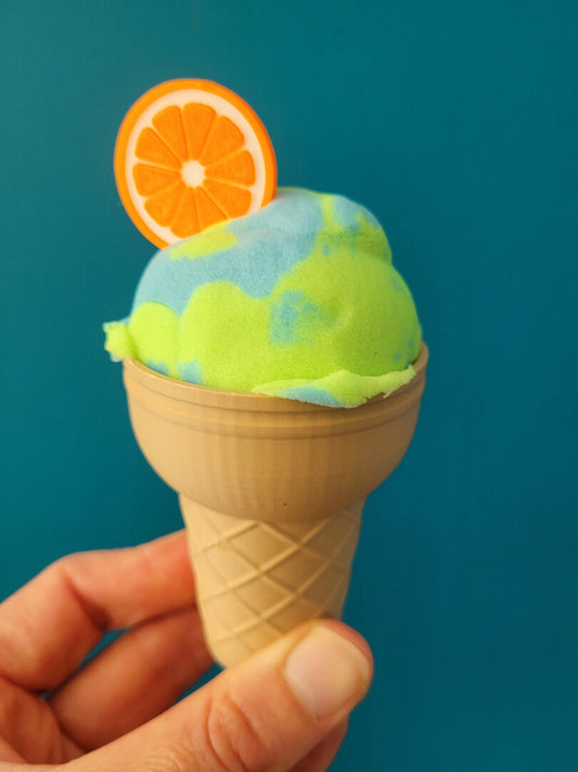 Kiddi Cornets de Glace à fond Plat - Lot de 2
