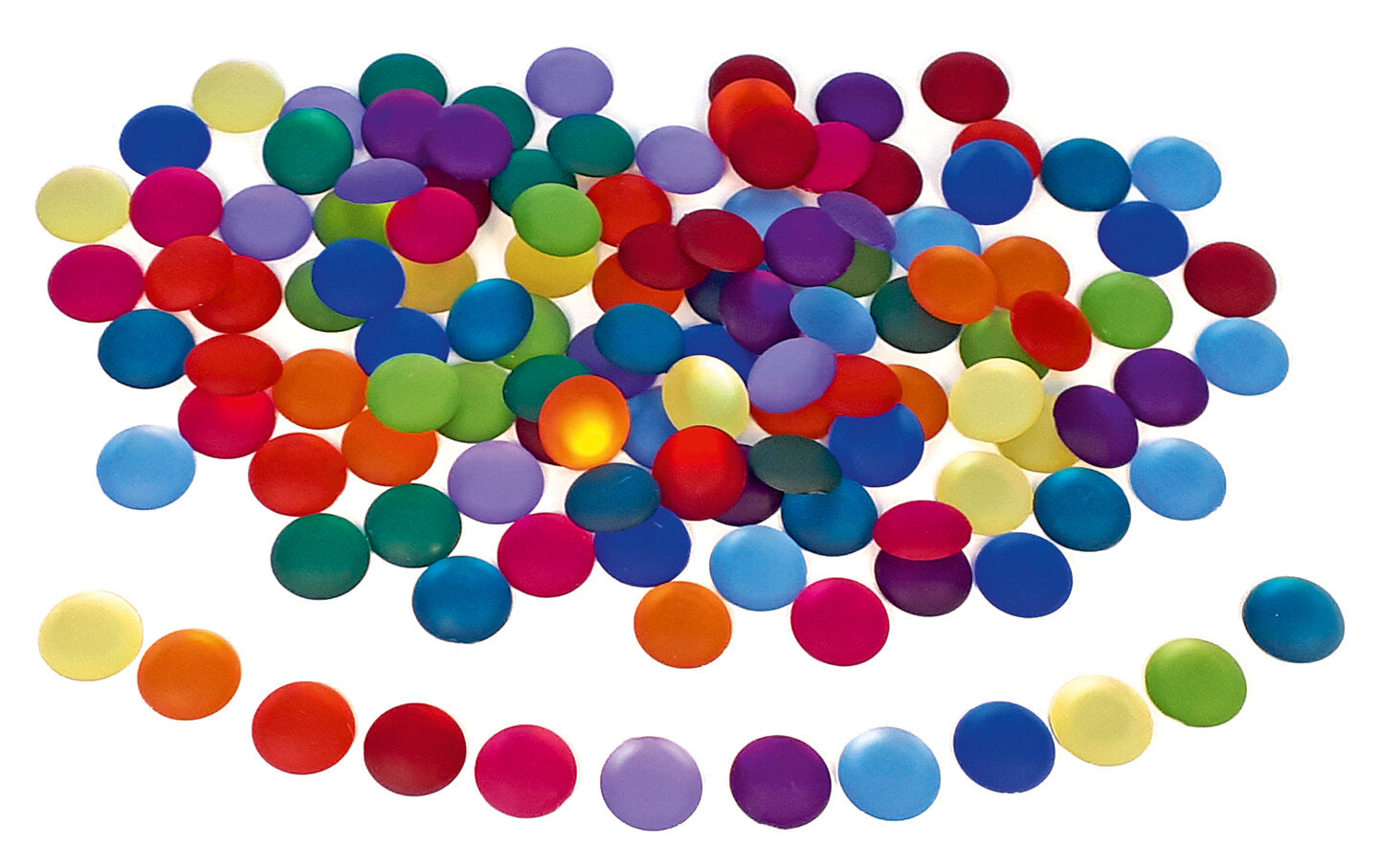 Bauspiel Pierres brillantes mates 120 pièces