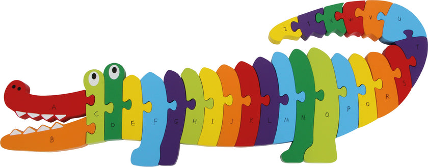 Puzzle Crocodile ABC en bois Smallfoot
