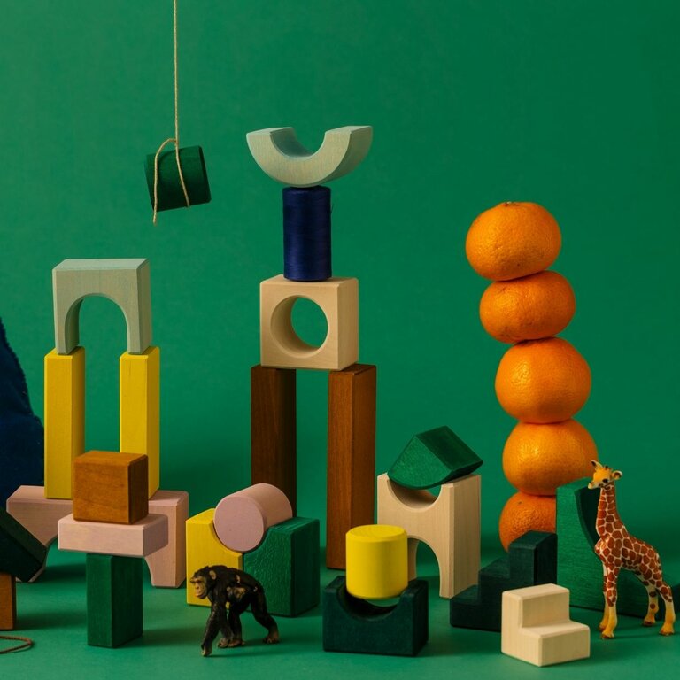 Grimm's Tiny Art Collection Set de Construction Movement