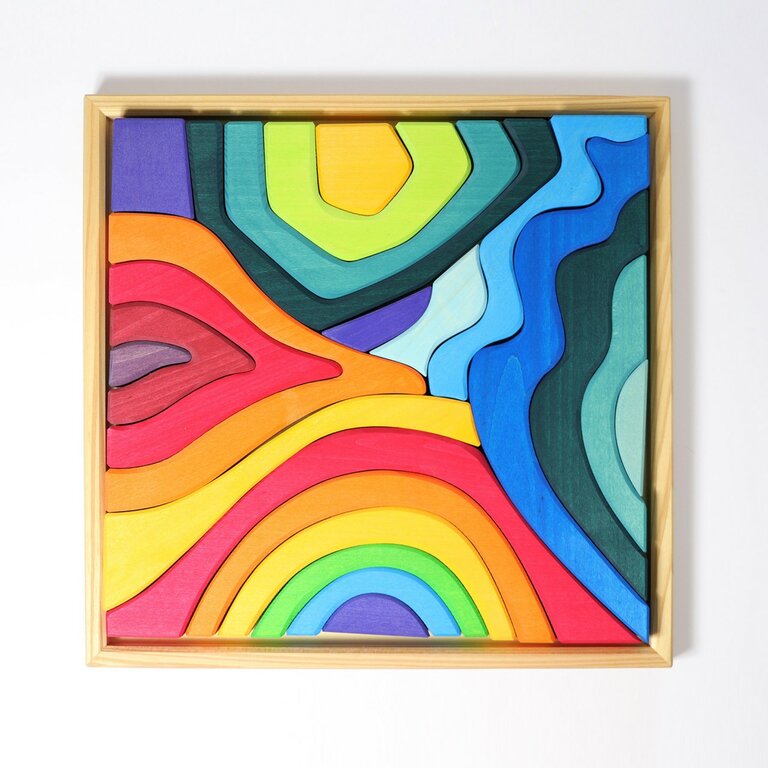 Grand puzzle en bois 4 éléments GRIMMS