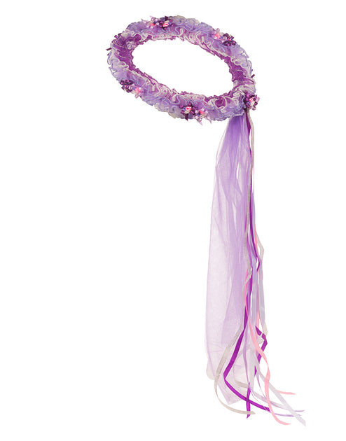 Déguisement couronne de fleurs violette Dreamy Dress-ups