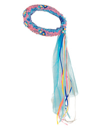 Déguisement Couronne de fleurs couleurs du paon Dreamy Dess-ups