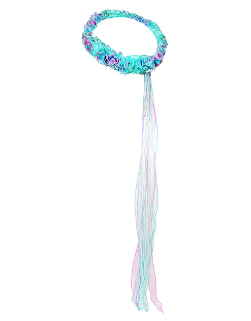 Bandeau élastique de tête Fée verte arc-en-ciel Dreamy Dress-Ups