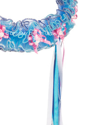 Bandeau élastique de tête Royal fleurs Dreamy Dress-Ups