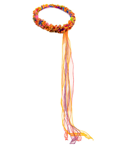 Bandeau élastique de tête Fée arc-en-ciel Dreamy Dress-Ups