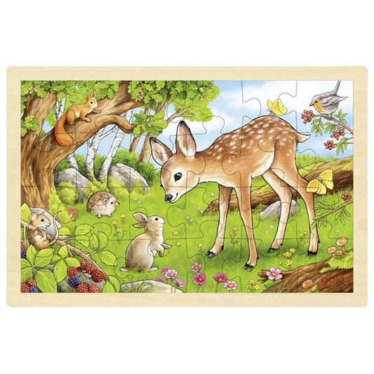 Puzzle en bois Faon Goki - 24 pièces