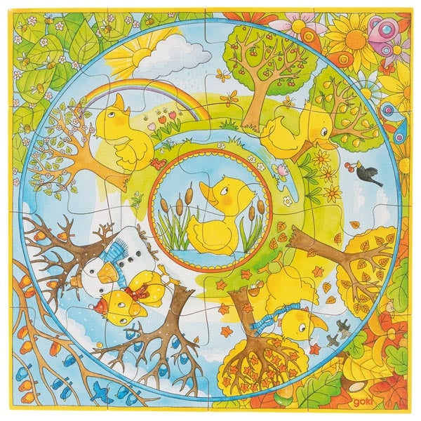 Puzzle XL une année avec le petit canard GOKI