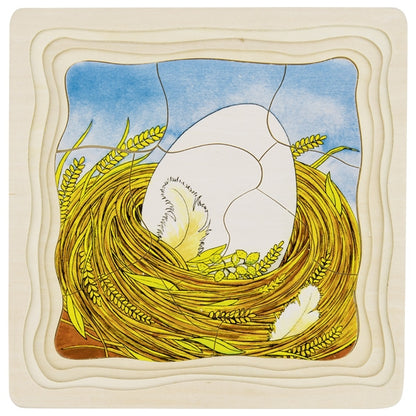 Puzzle à couches de l'oeuf à la Poule GOKI