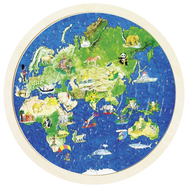 Puzzle globe terrestre GOKI