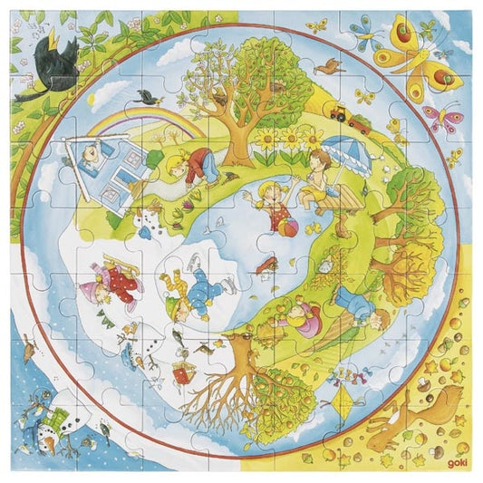 Puzzle XXL Les saisons GOKI