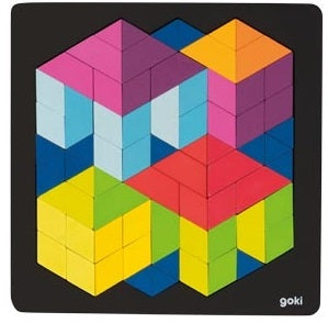 Puzzle 3D en bois GOKI - 72 pièces