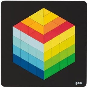 Puzzle 3D en bois GOKI - 46 pièces
