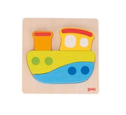 Puzzle en bois Bateau GOKI