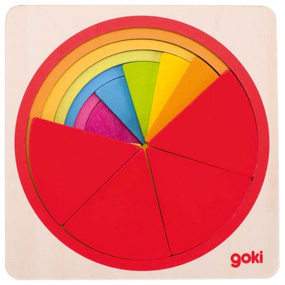 Puzzle cercle de fractions GOKI