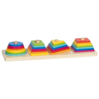 Goki Jeu de tri Pyramides de couleurs