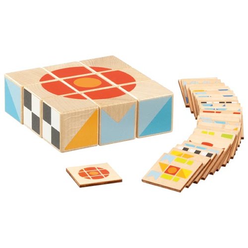 Jeu de puzzle - Combinaisons de formes et de couleurs GOKI