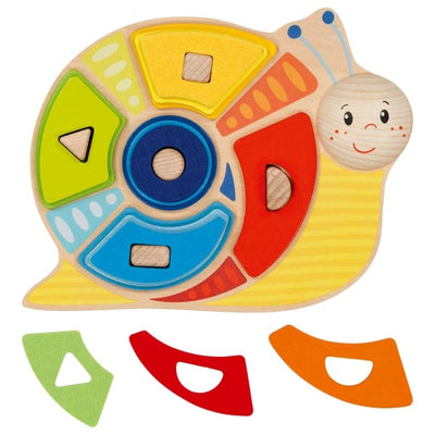 Jeu assortir les formes et les couleurs Escargot GOKI