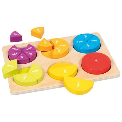 Jeu éducatif en bois - Les Fractions - Goki