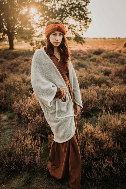 Gilet en laine Tilda Gris clair - Taille Unique