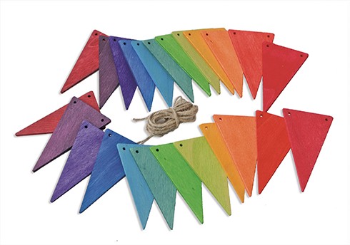 Guirlande en bois Arc-en-ciel GRIMM's