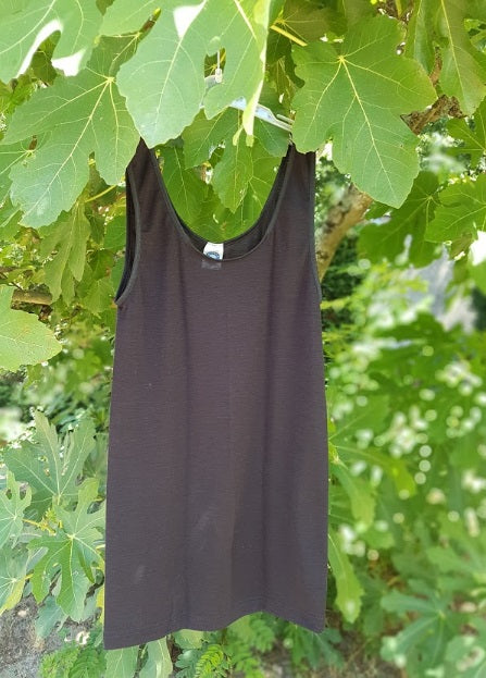 Cosilana Débardeur femme Laine/Soie - noir