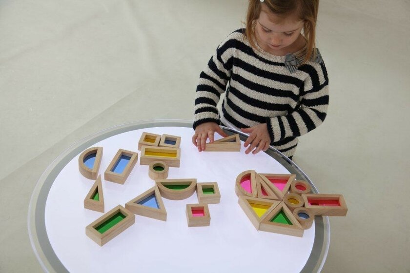 TickiT Blocs de construction Arc-en-ciel - 24 pièces