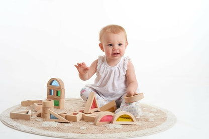 TickiT Blocs de construction Arc-en-ciel - 24 pièces
