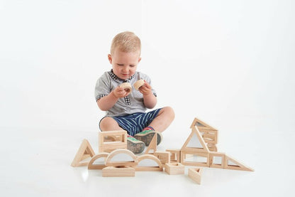 TickiT Cubes de construction Miroir - 24 pièces
