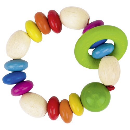 Hochet lentilles arc-en-ciel Heimess