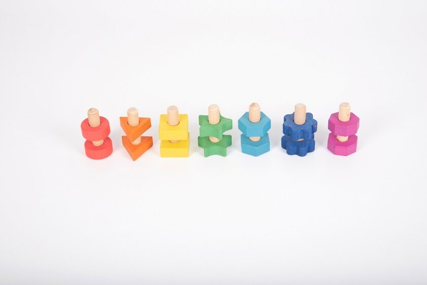 Ecrous à visser - Lot de 7 Tickit
