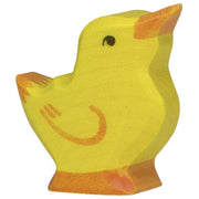 Poussin tête haute Holztiger