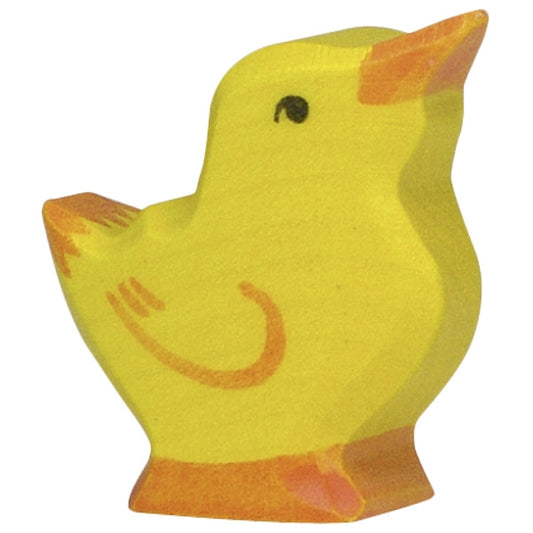 Poussin tête haute Holztiger