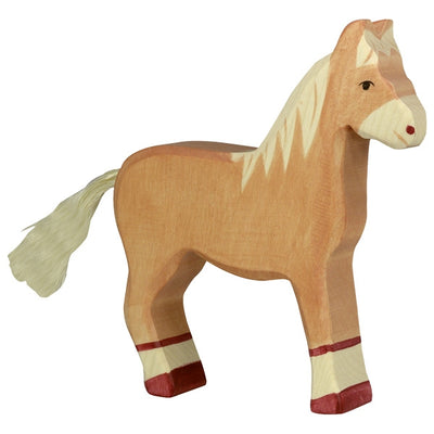 Cheval debout Marron clair Holztiger